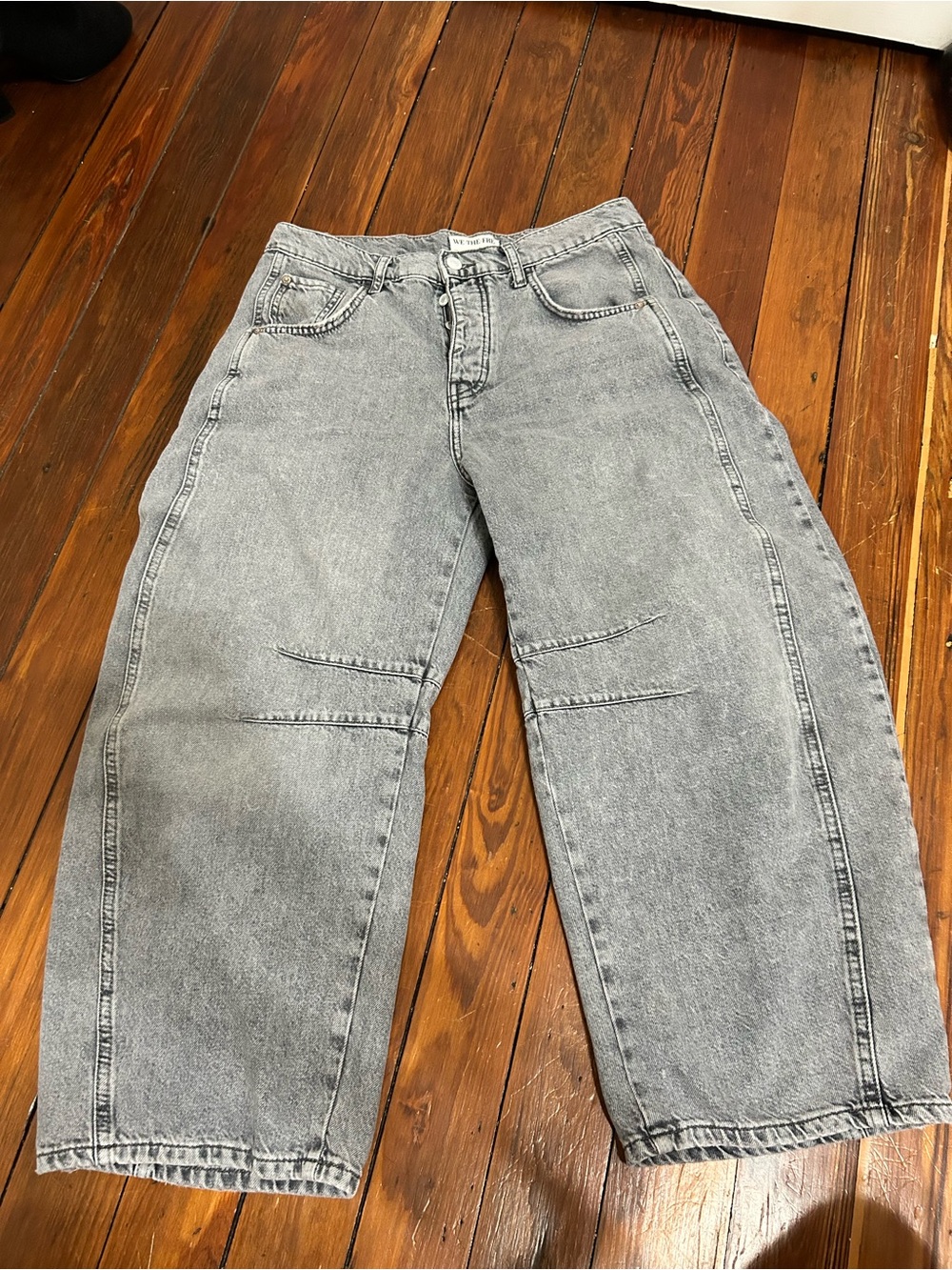 We-the-free Women's Grey and Black Jeans